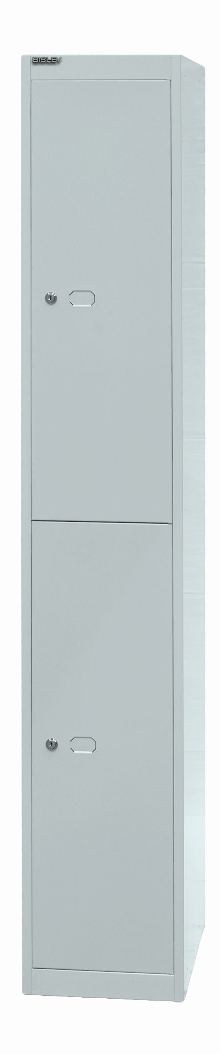 Bisley Garderobenschrank Office mit 1 Abteil und 2 Fächer - 457mm Tiefe