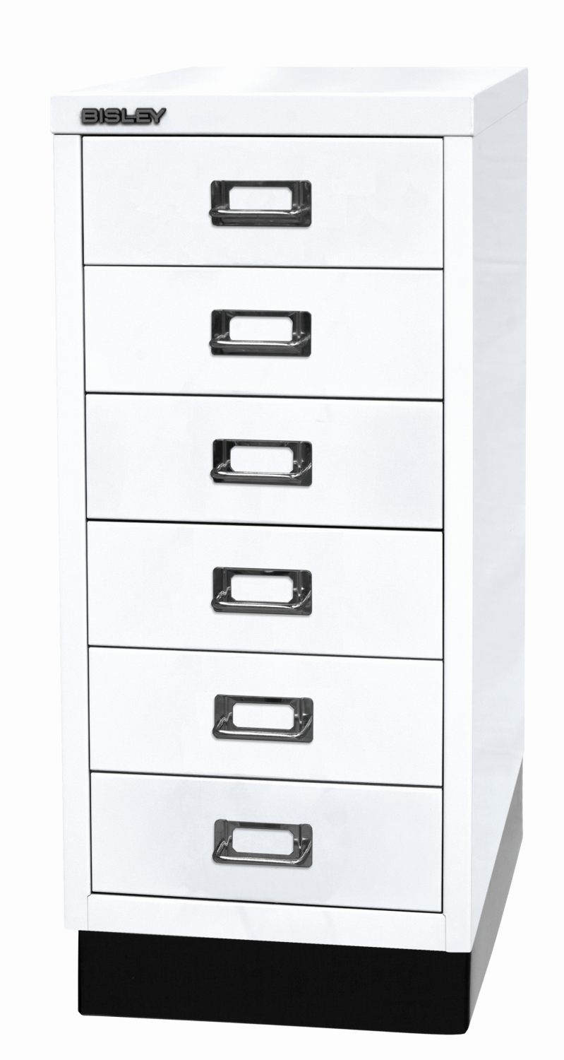 Bisley MultiDrawer™ 29er Serie mit Sockel - DIN A4 mit 6 Schubladen