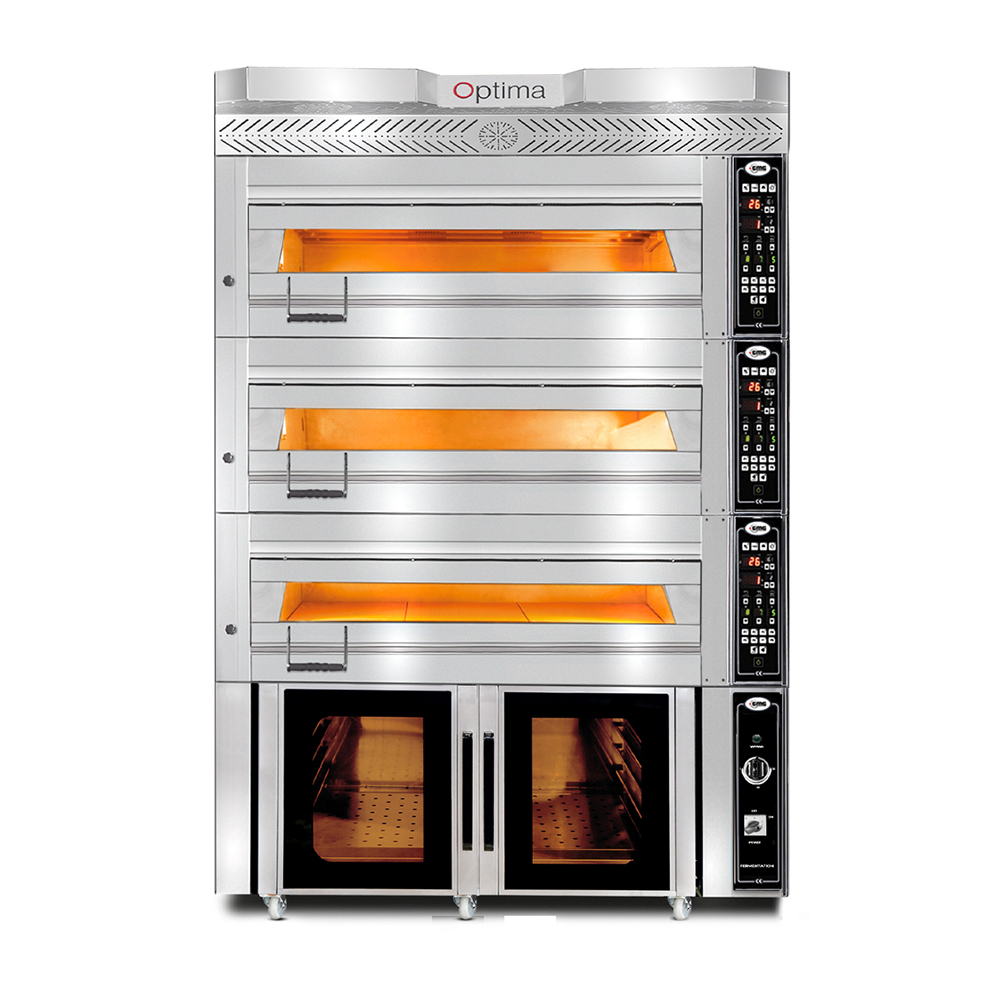 GMG Bäckereiofen Optima PB3M-84, für 2+2+2 Bleche á 800x400, inkl.Gärschrank, 22,5KW/400V