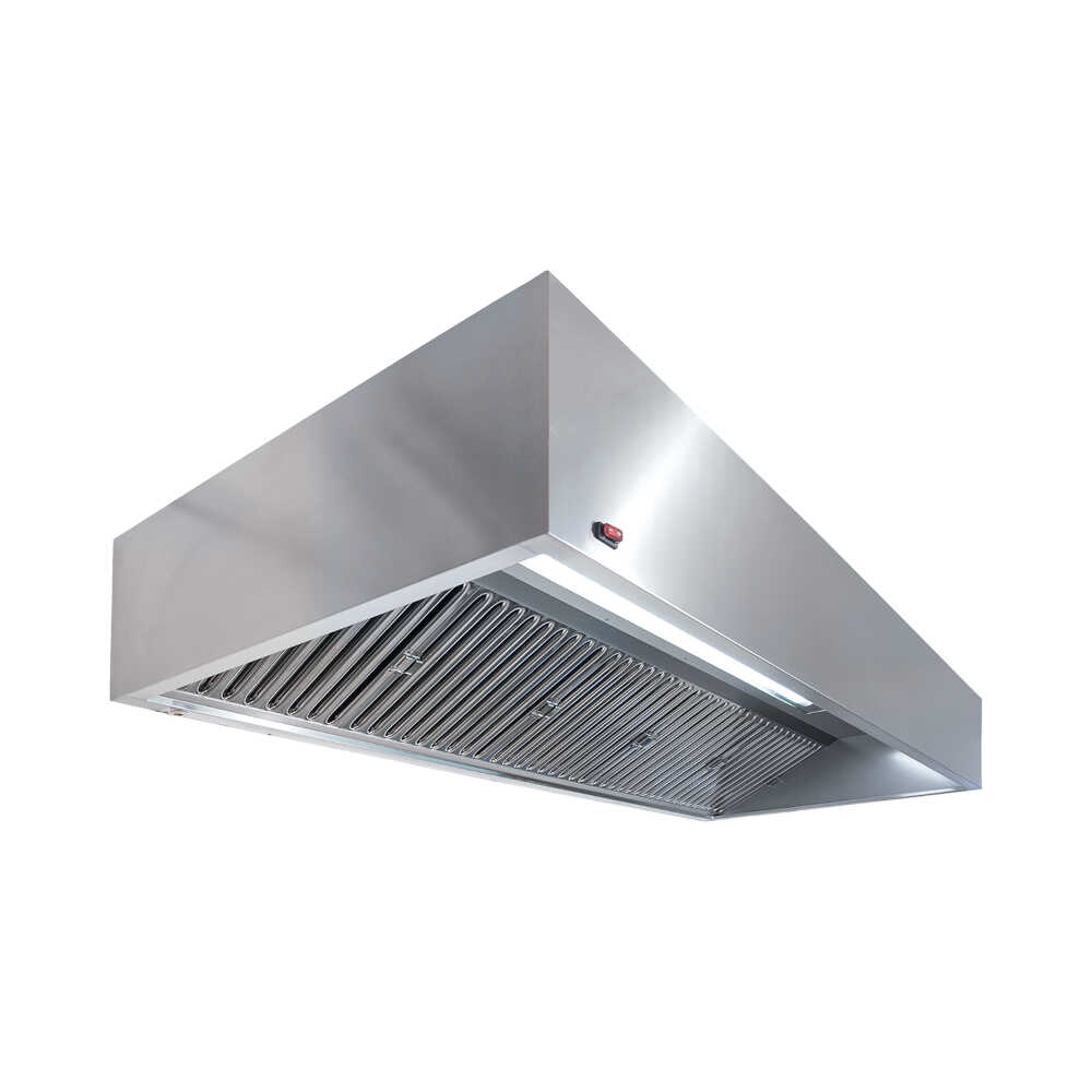 KBS Induktions-Wandhaube Kastenform PRO, Filter Typ F1, ohne Zuluftregulierung