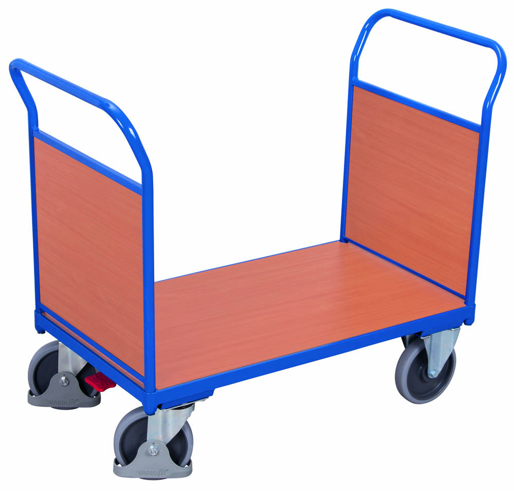 VARIOfit Doppel-Stirnwandwagen mit Holz