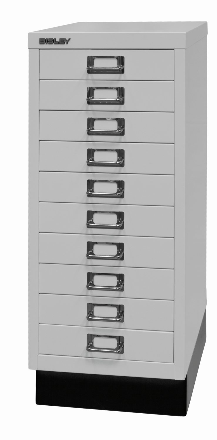 Bisley MultiDrawer™ 29er Serie mit Sockel - DIN A4 mit 10 Schubladen