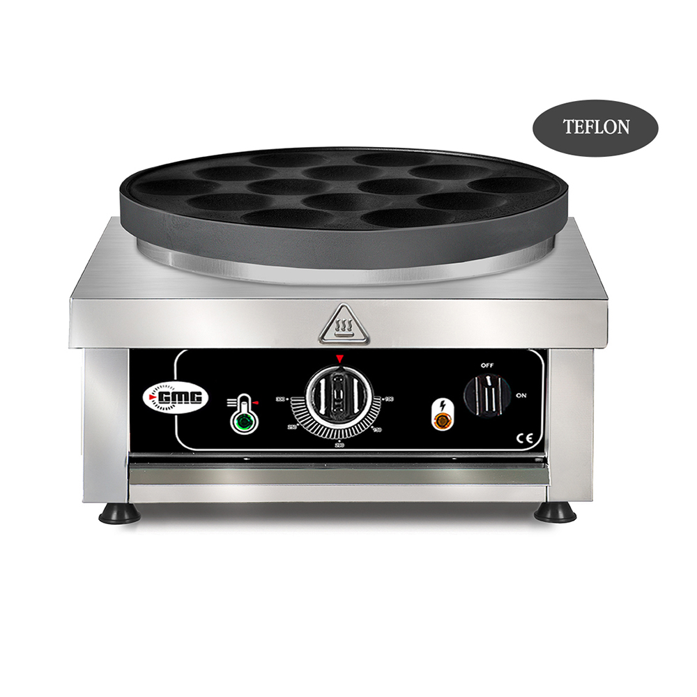 GMG Pancake-Eisen PC-E40 14x Ø 8cm, teflonbeschichtet, 230V