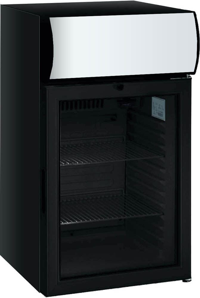Kühlschrank L 80 GLSS-LED, schwarz - Esta