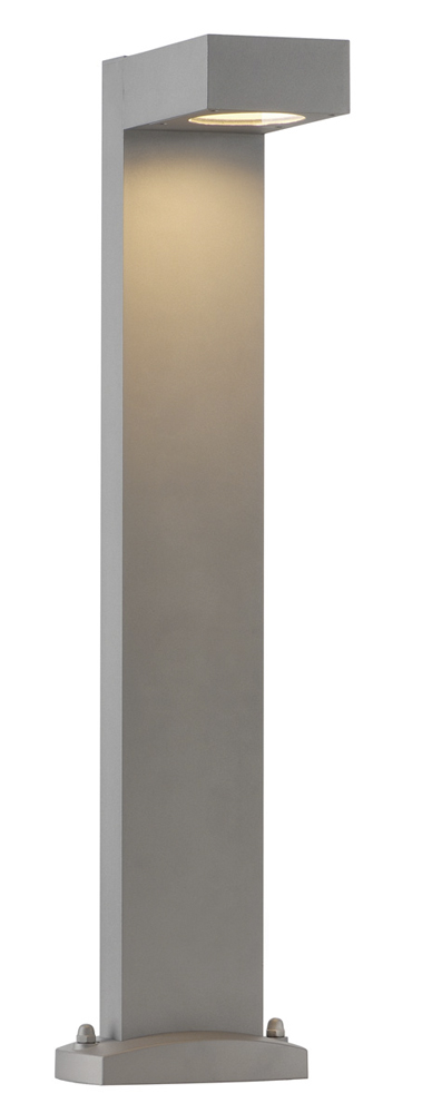QUADRASYL Stehleuchte, SL 75, eckig, silbergrau, GX53, max. 11W