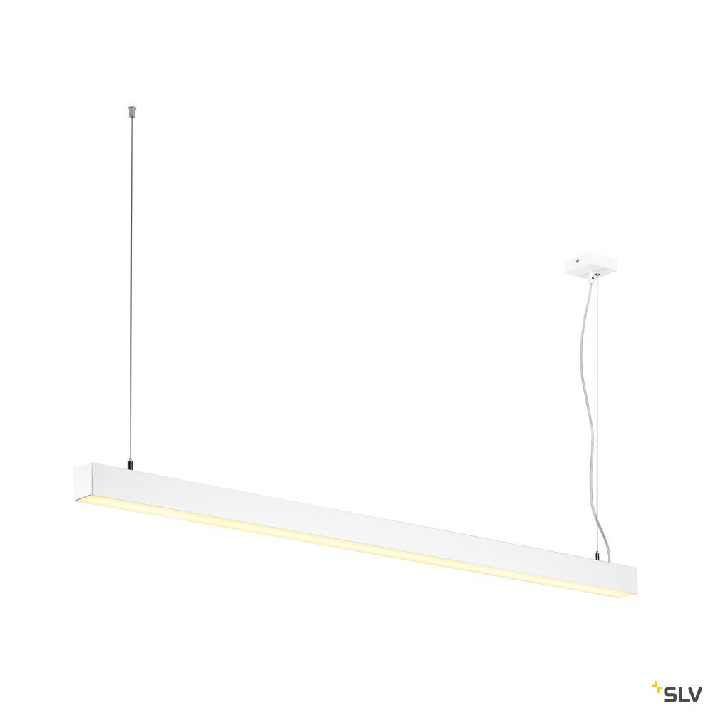 Q-LINE®, Pendelleuchte, dimmbar, 1500mm, weiß/ schwarz