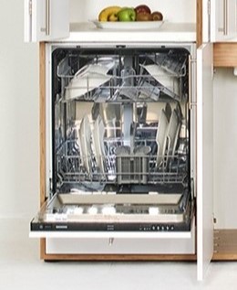 mit Siemens-Geschirrspüler