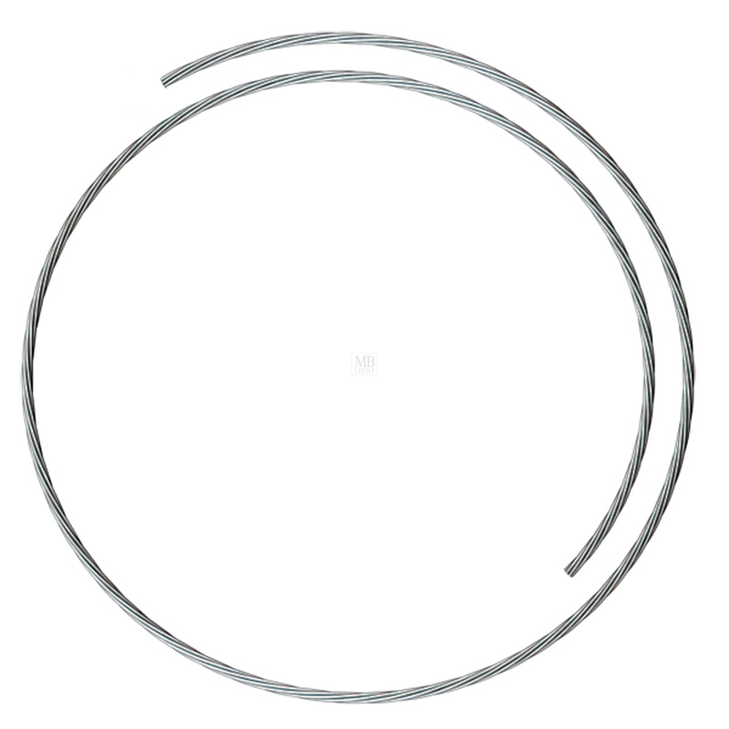 Drahtseil Ø 1,2 mm, 10 Meter aufgerollt