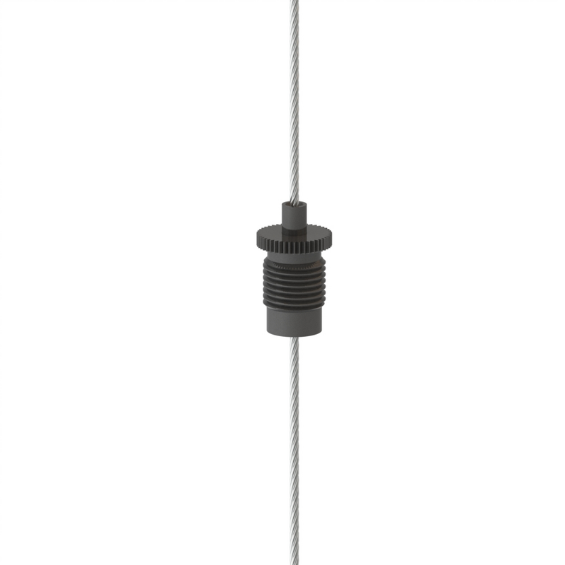 G-15-81 - Drahtseilhalter Gripper 15 M10x1, schwarz, max. Seil Ø1,5mm, 6 Kugeln