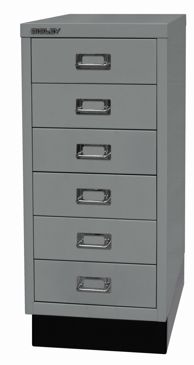 Bisley MultiDrawer™ 29er Serie mit Sockel - DIN A4 mit 6 Schubladen