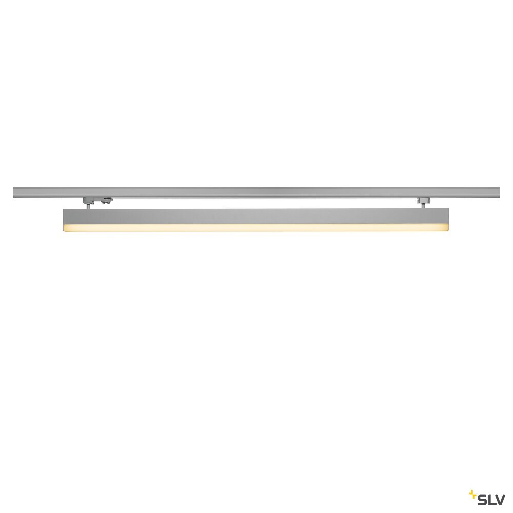 SIGHT TRACK für 3-Phasen-Hochvolt-Schienensysteme, LED, 3000 K, silbergrau und weiß, inkl. 3-Phasen-Adapter