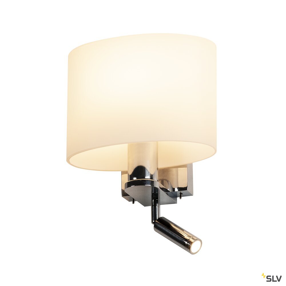 KENKUA SPOT, E27, Indoor LED Wandaufbauleuchte, chrom, 3000K
