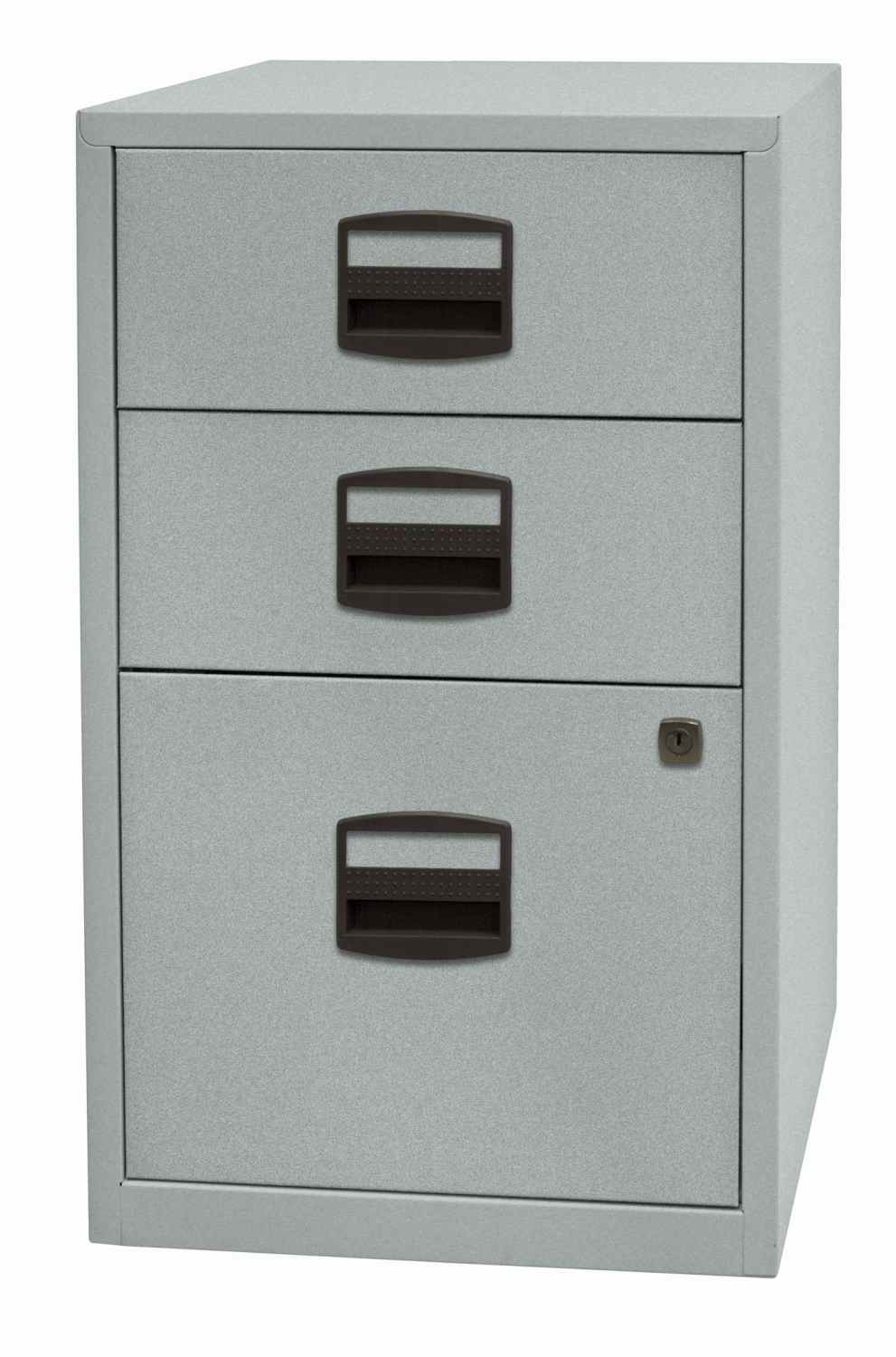 Bisley Beistellschrank PFA mit 2 Universalschubladen und 1 HR Schublade