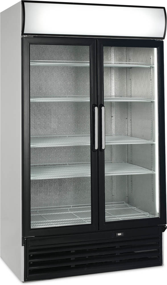 Glastür-Kühlschrank HL 1200 GL, Breite 1200 mm - Esta