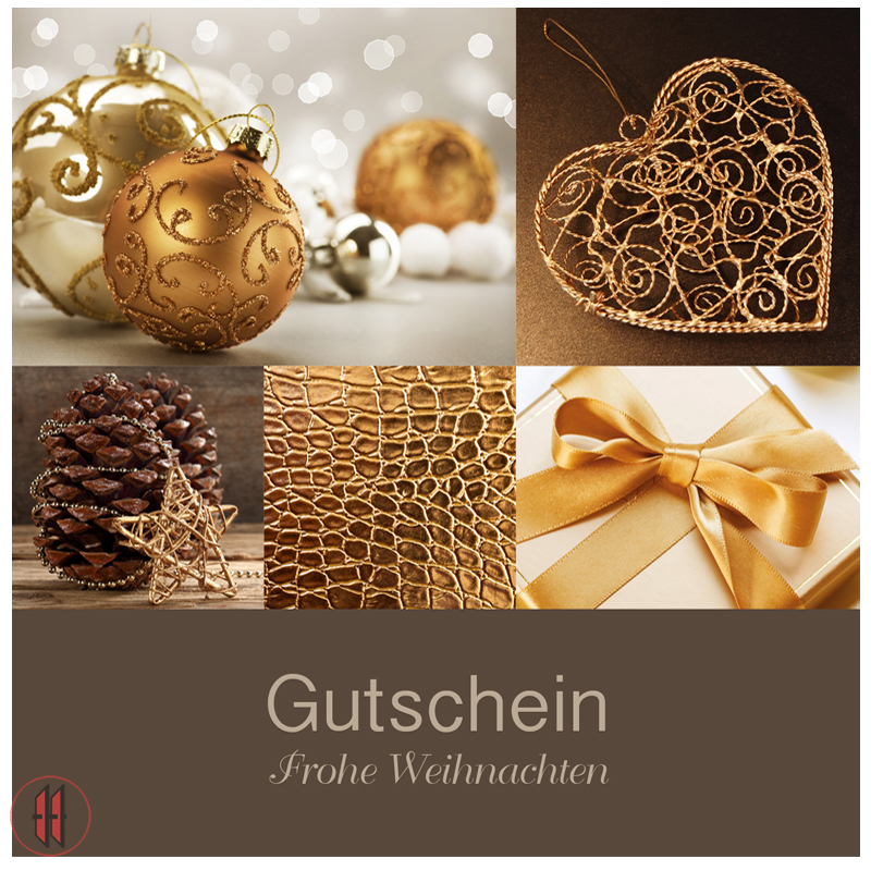 Geschenkgutschein Gold (12 Stück)