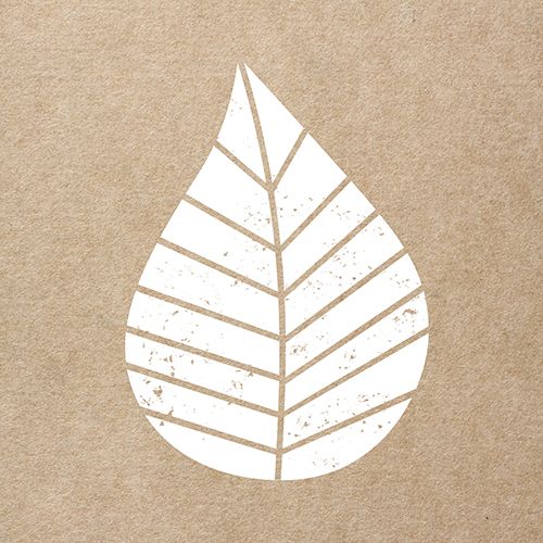 Servietten, 3-lagig 1/4-Falz 33 x 33 cm natur "Graphic Leaves", VPE= 200 Stück (10x20)