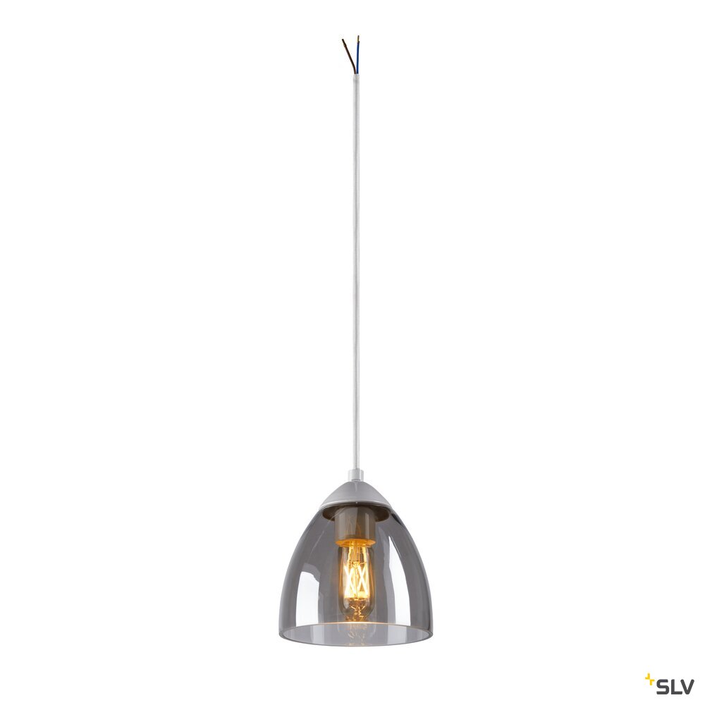 PARA CONE GL, Pendelleuchte, transparent, weiß oder schwarz 