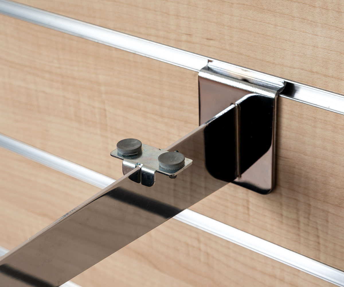 Spacewall Glas- und Holzbodenauflage - glanzverzinkt 