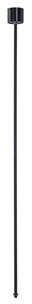 EUTRAC Pendelabhängung für 3-Phasen-Stromschiene, schwarz , 120 cm