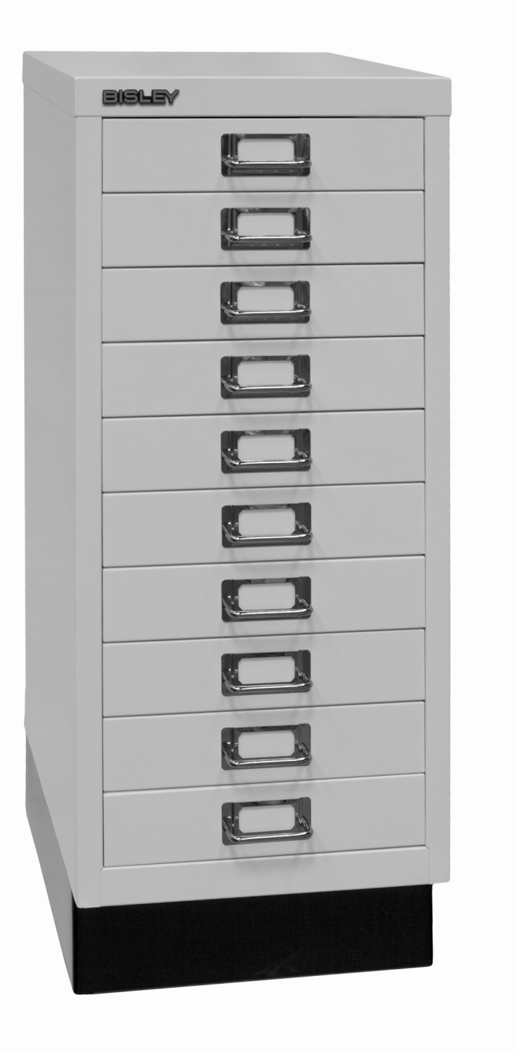 Bisley MultiDrawer™ 29er Serie mit Sockel - DIN A4 mit 10 Schubladen