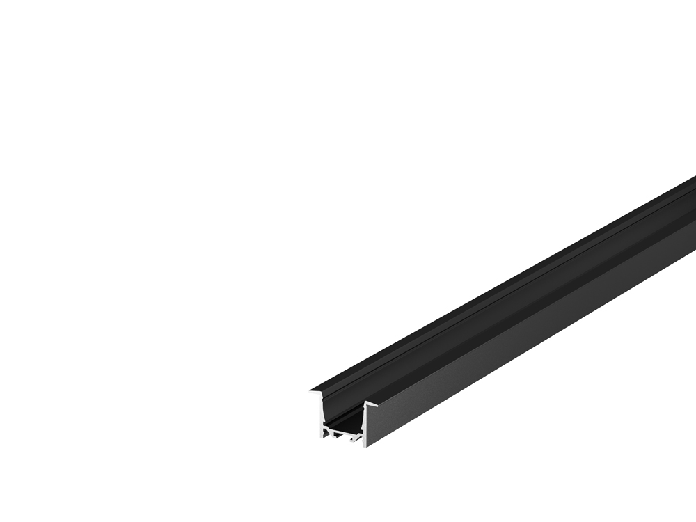 GRAZIA 20 LED Einbauprofil, 3m, schwarz