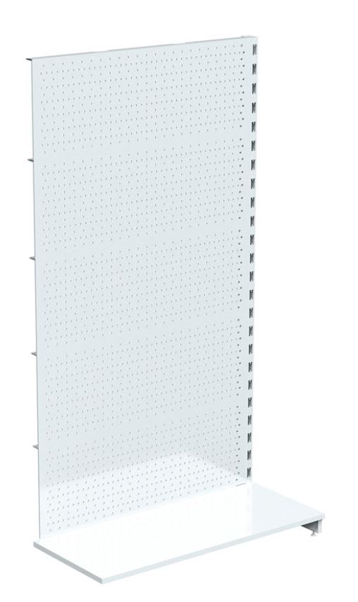 Tegometall Wandregal mit gelochter Rückwand