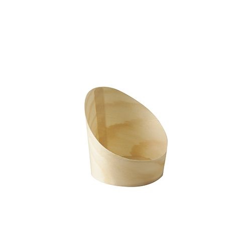 Snackbecher aus Holz "pure" Ø 6,5 cm x 7,2 cm, VPE= 500 Stück (10x 50Stück)