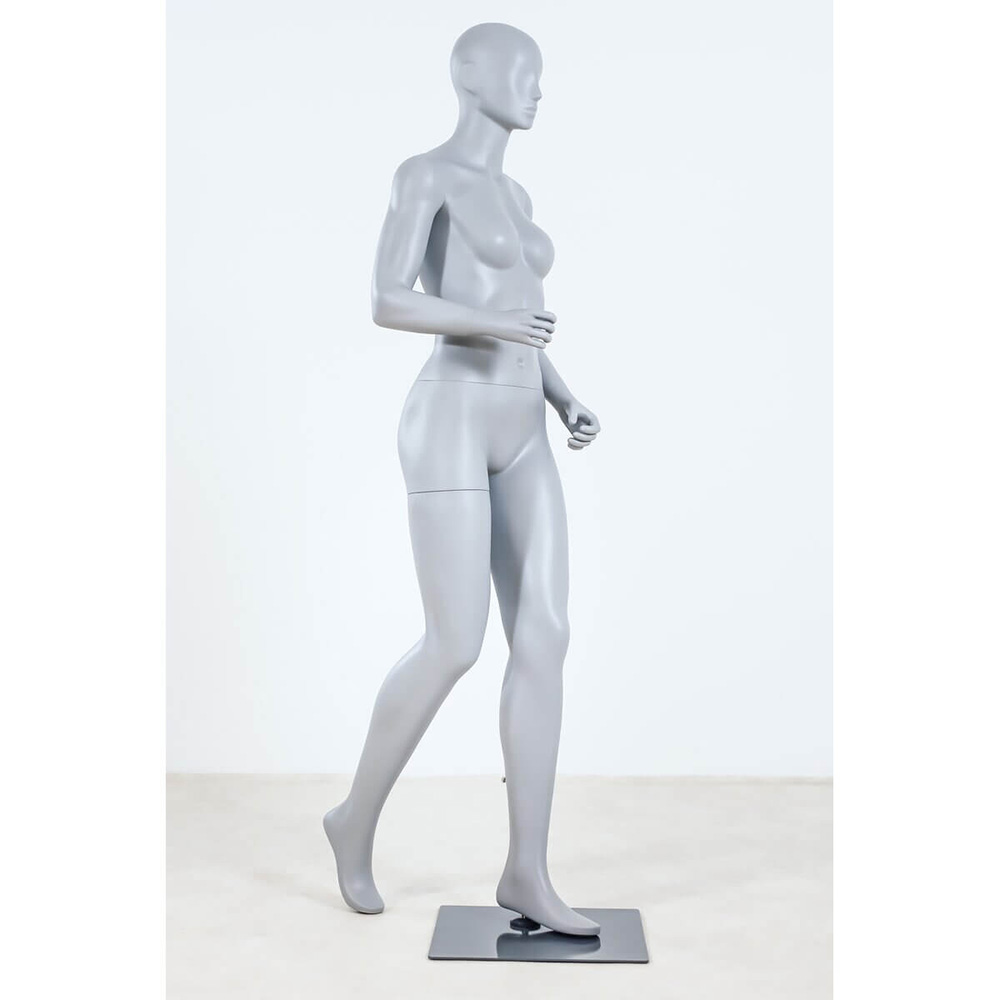 Penther Damen Schaufensterpuppe, athletische Figur, Nordic Walking, magnetische Armhalterung