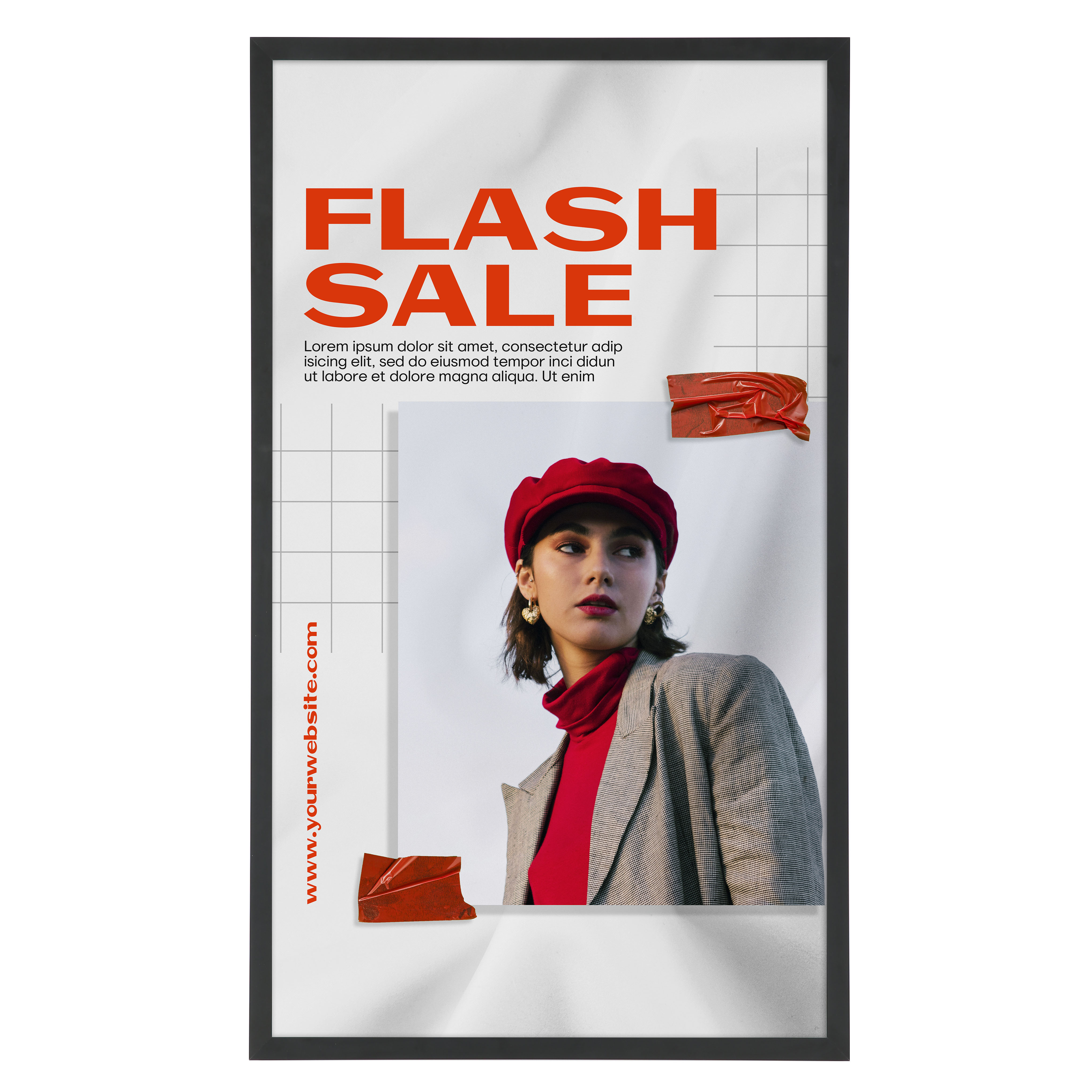Fenster-Klapprahmen, 33 mm HardLine, DIN A4-A0, B1 und B2