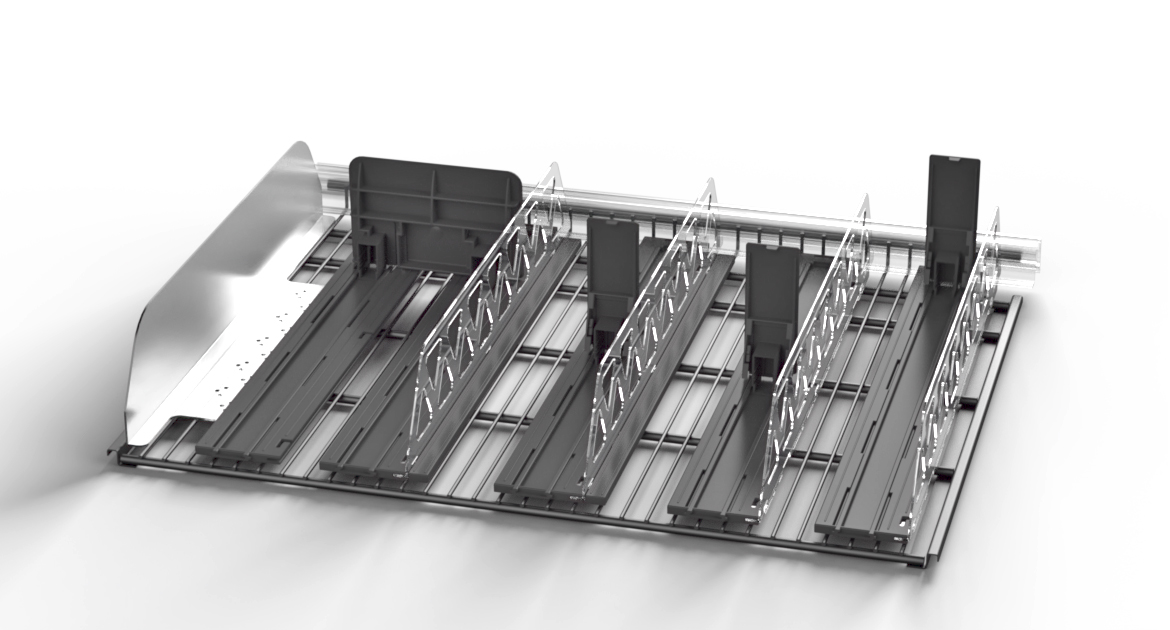 Heavy Duty Tray Warenvorschub