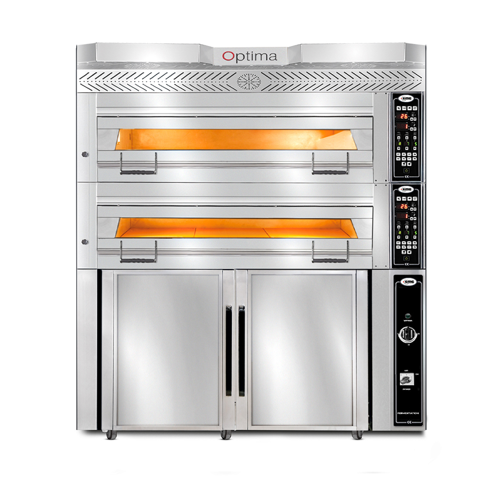 GMG Bäckereiofen Optima PB2M-128, für 4+4 Bleche á 600x400, inkl.Gärschrank, 26,6KW/400V