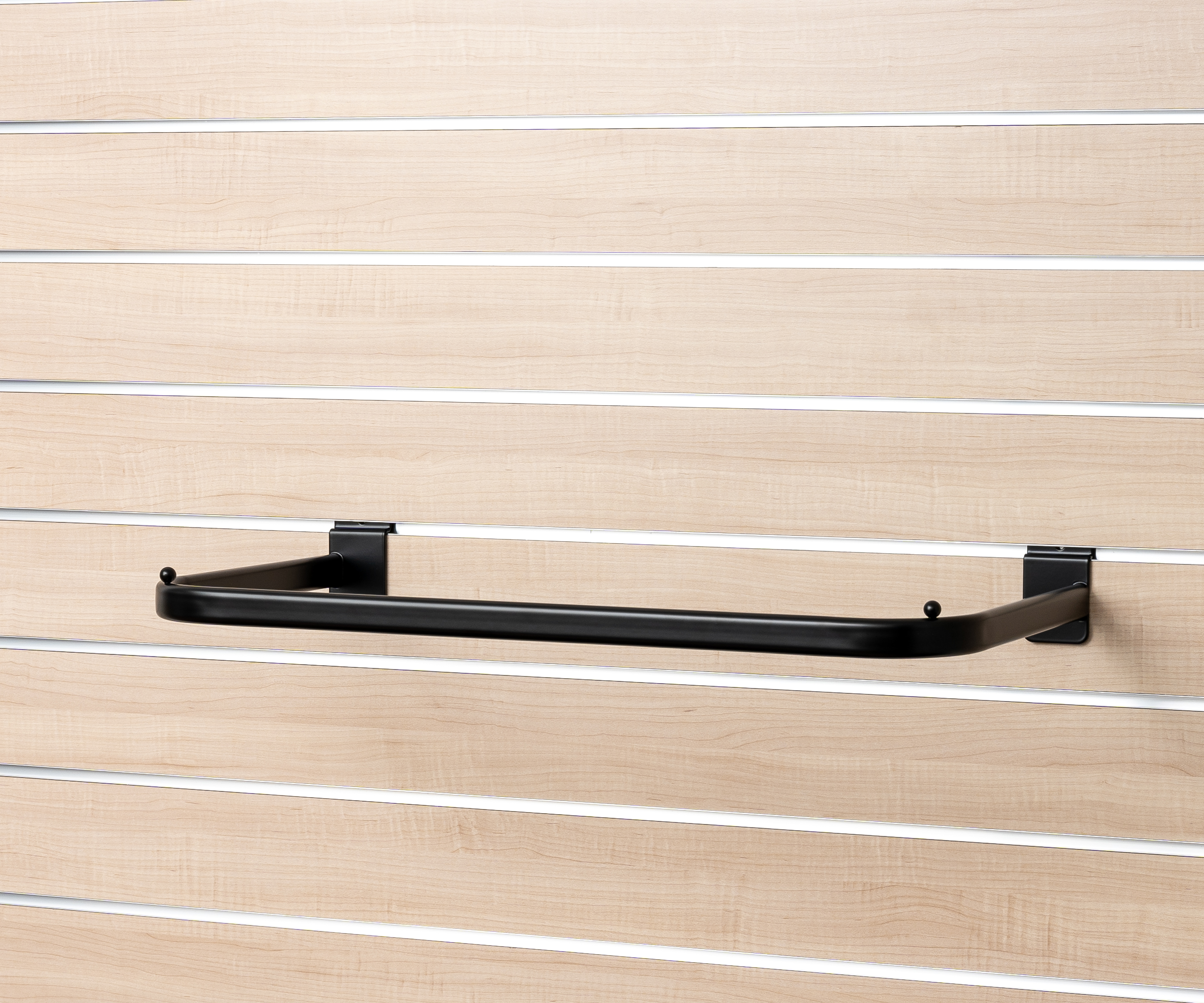 Spacewall Abhängestange U-Form mit 2 Kugeln - schwarz oval