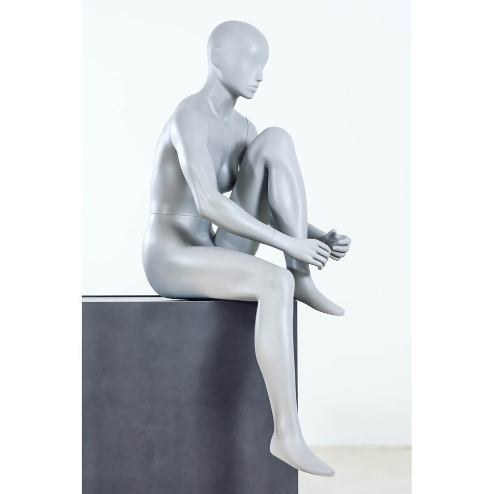 Penther Damen Schaufensterpuppe, athletische Figur, Schuhe schnüren