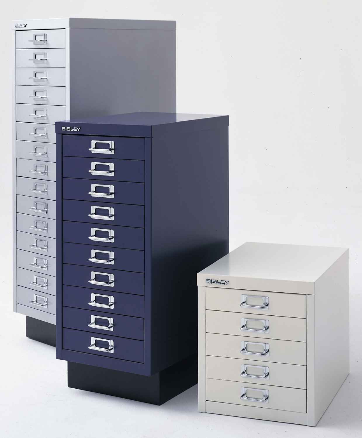 Bisley MultiDrawer™ 29er Serie mit Sockel - DIN A3 mit 10 Schubladen