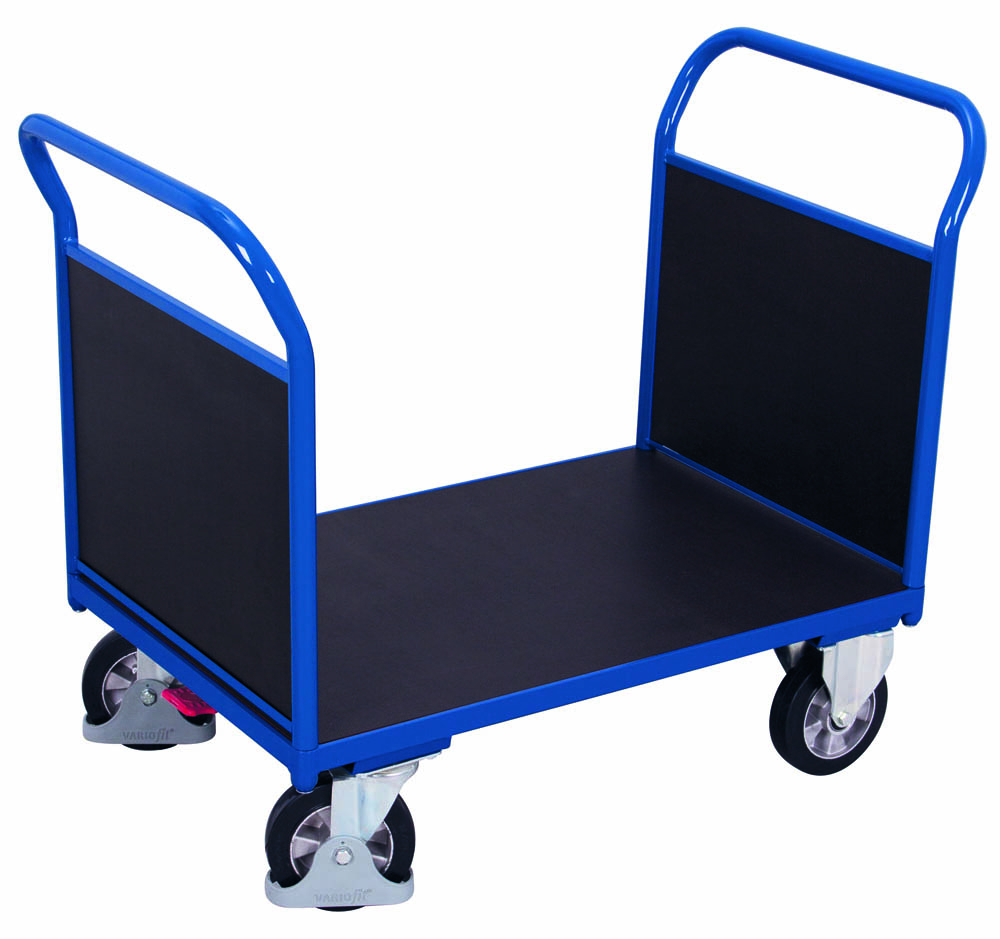 VARIOfit Doppel-Stirnwandwagen mit Siebdruckplatte